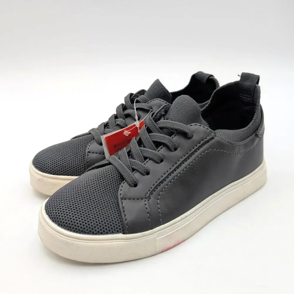 Deer Stags Dawson Jr. Bungee Lace Fashion Sneakers Kids Dark Gray Size US11 EU28